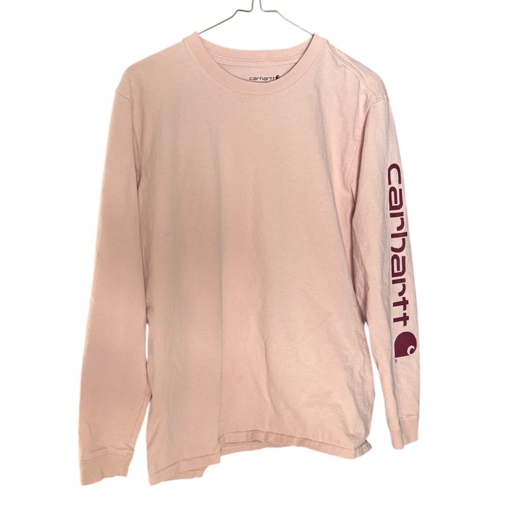 Women’s pink Carhartt long sleeve shirt